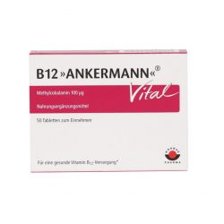 Витамин В12 Ankermann Vital (Метилкобаламин) табл. 100мкг 50шт. в Пскове и области фото